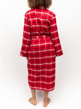 Noel Checked Cotton Robe