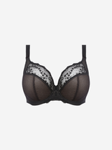 Charley Underwired Stretch Plunge Bra - Black