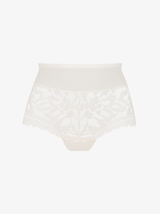 Leia High Waisted Full Briefs - Natural