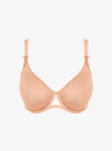 Verity Underwired Invisible Spacer Bra - Caramel