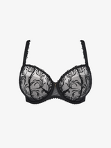 Solisse Underwired Balcony Bra - Black