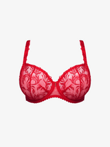 Solisse Underwired Balcony Bra - True Red