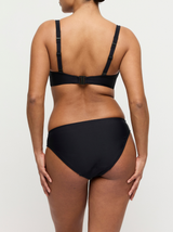 Uvita Rio Mid-Rise Bikini Briefs - Black