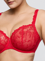 Solisse Underwired Balcony Bra - True Red