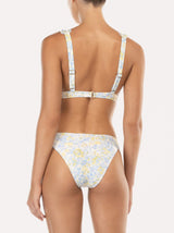Forget Me Not Triangle Bikini Top