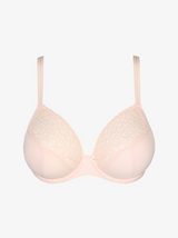 Prima Donna Montara underwired plunge bra in Crystal Pink