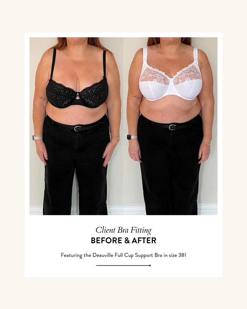 New! Deauville Full Cup Support I-K Bra - White