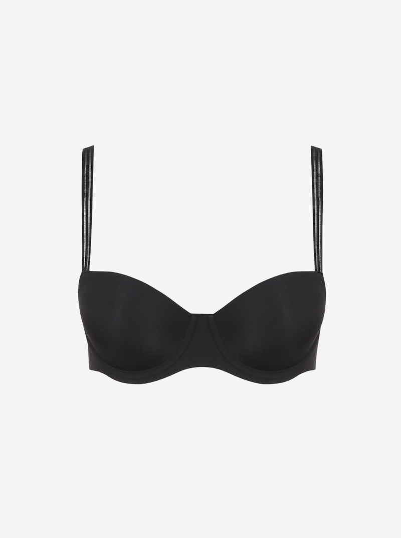 Louie Balcony Bra - Black