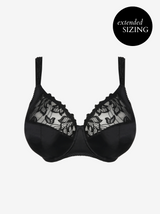 New! Deauville Full Cup Support I-K Bra - Black