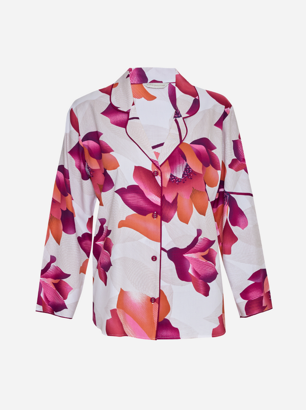 Aliyah Cotton-Modal Pyjama Top