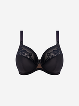 Nerina Underwired Plunge Bra - Black