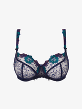 Cléa Underwired Low-Neck Bra - Mystic Blue