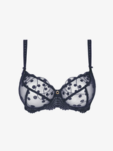 Tess Low Neck Balcony Bra - Marine