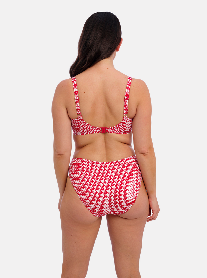 Koh Lipe Mid Rise Briefs - Radiant Red