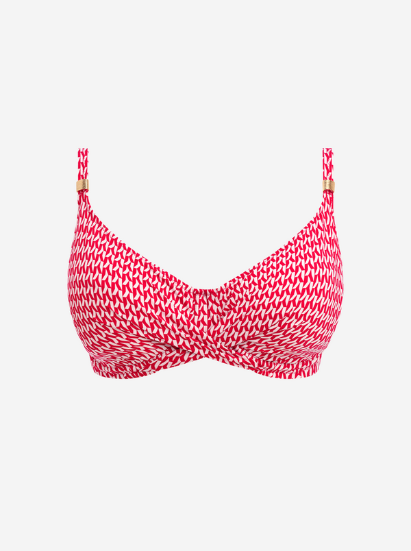 Koh Lipe D-H Full Cup Bikini Top - Radiant Red