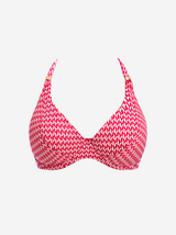 Koh Lipe D-H Halterneck Bikini Top - Radiant Red