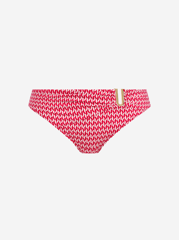 Koh Lipe Mid Rise Briefs - Radiant Red