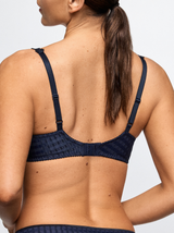 Avero Underwired Plunge Bra - Velvet Blue