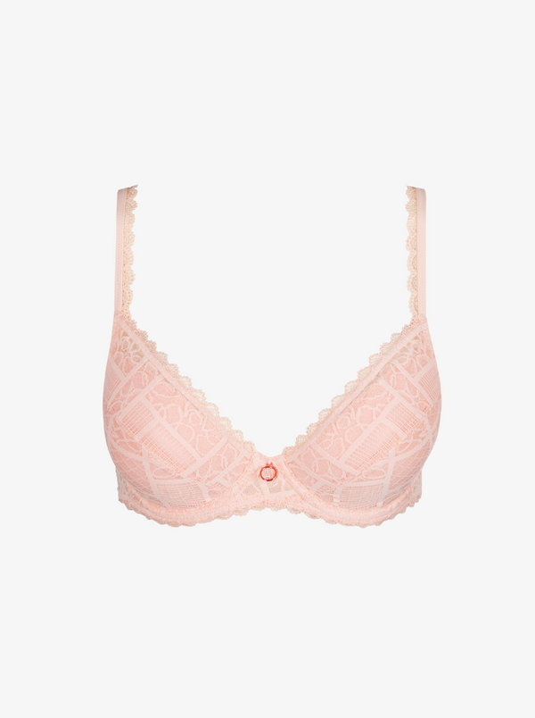 Jadei Push-Up Bra - Glossy Pink