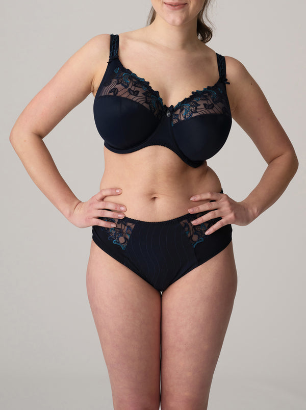 Deauville I-K Full Cup Support Bra - Velvet Blue