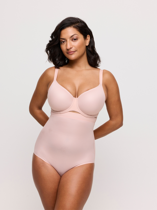 Figuras High-Rise Briefs - Powder Rose