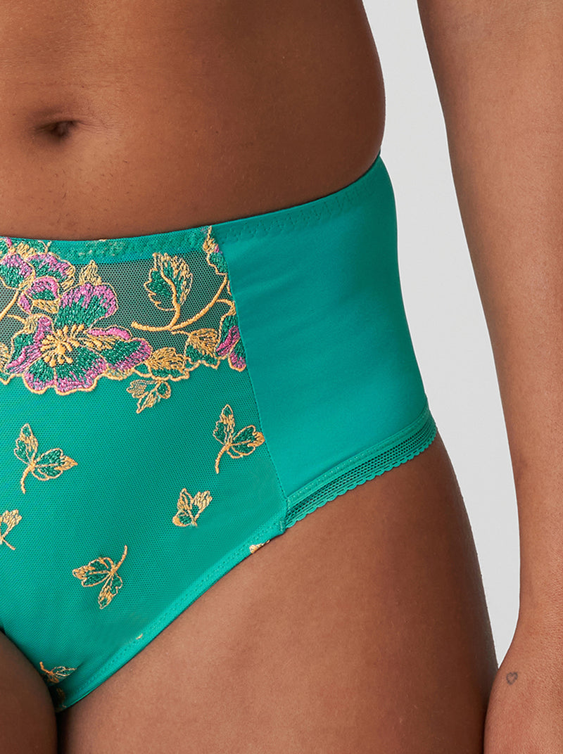 Lenca Full Briefs - Sunny Teal