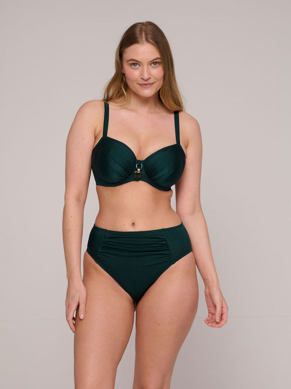 Mangalore B-I Full Cup Bikini Top - Jewel Green