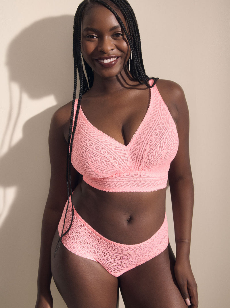 Montara Luxury Thong - Pink Parfait