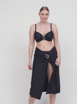 Uvita Maxi Skirt Coverup - Black