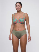 Cala Luna Underwired Padded Balcony Bra - Botanique