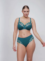 Deauville Luxury Thong - Peacock