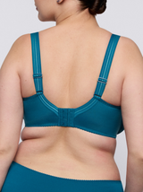 Deauville I-K Underwired Full Cup Support Bra - Peacock