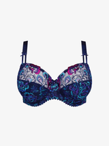 San Angel Underwired Full Cup Bra - Water Blue