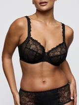 Solisse Underwired Full Cup Bra - Black
