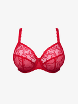 Solisse Underwired Full Cup Bra - True Red