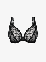 Solisse Underwired Plunge Bra - Black