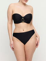 Uvita B-G Underwired Bandeau Bikini Top - Black