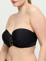 Uvita B-G Underwired Bandeau Bikini Top - Black