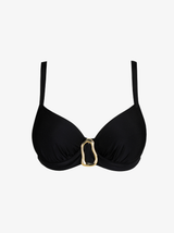 Uvita B-H Underwired Full Cup Bikini Top - Black