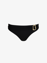 Uvita Rio Mid-Rise Bikini Briefs - Black