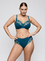 Deauville Luxury Thong - Peacock
