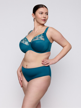 Deauville I-K Underwired Full Cup Support Bra - Peacock