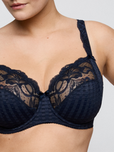 Madison Underwired Full Cup Bra - Velvet Blue