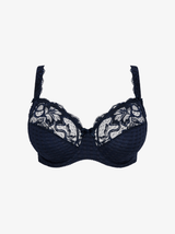 Madison Underwired Full Cup Bra - Velvet Blue