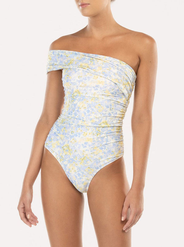 Forget Me Not One-Shoulder Swimsuit