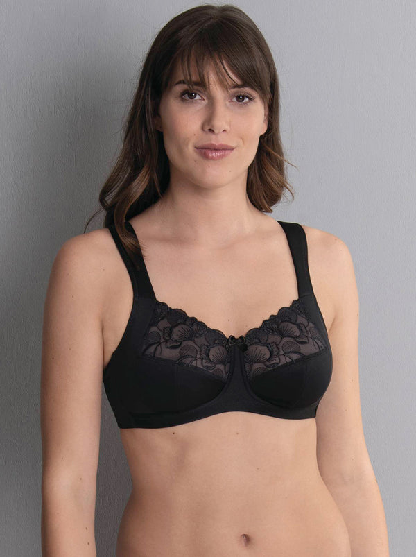 Lucia Mastectomy Bra - Black