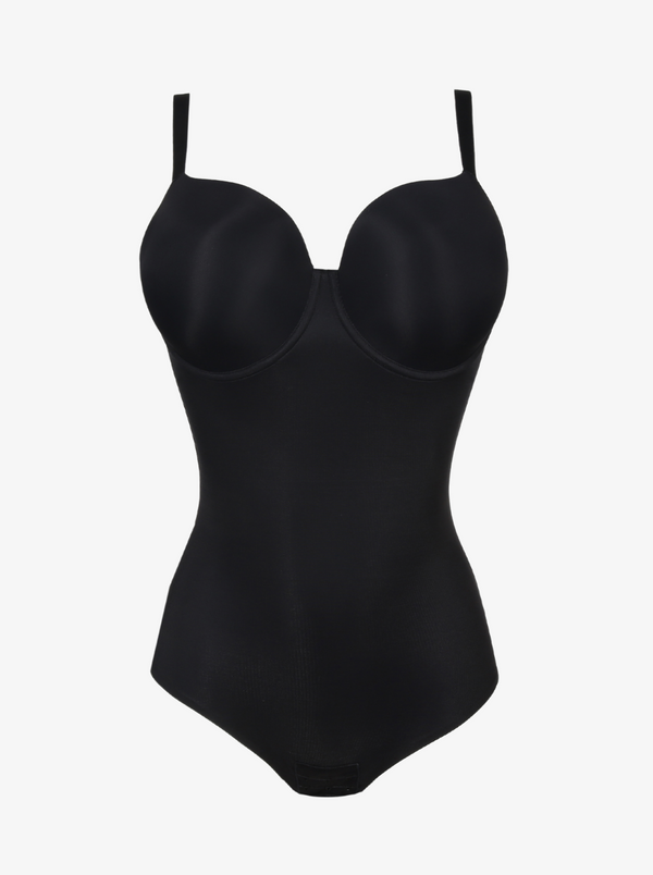 Prima Donna Figuras C-F smoothing underwired bodysuit in Black