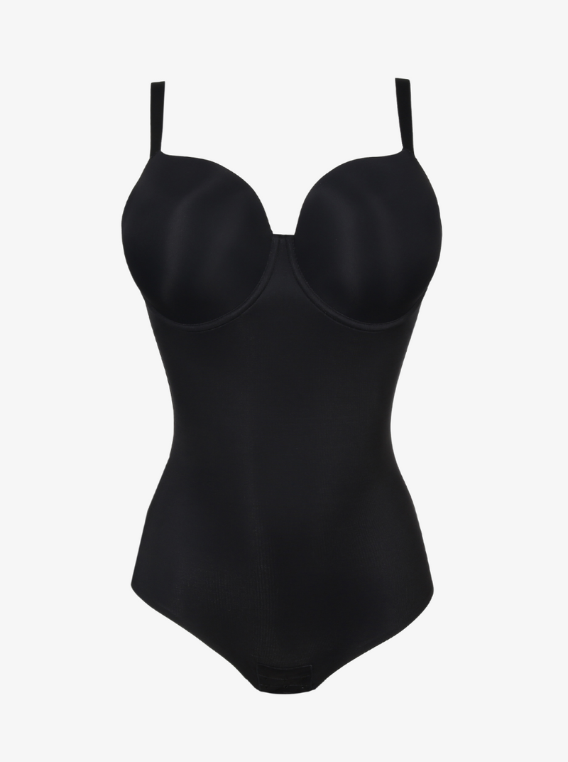 Prima Donna Figuras C-F smoothing underwired bodysuit in Black