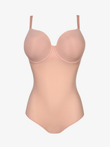 Prima Donna Figuras C-F underwired smoothing bodysuit in Powder Rose