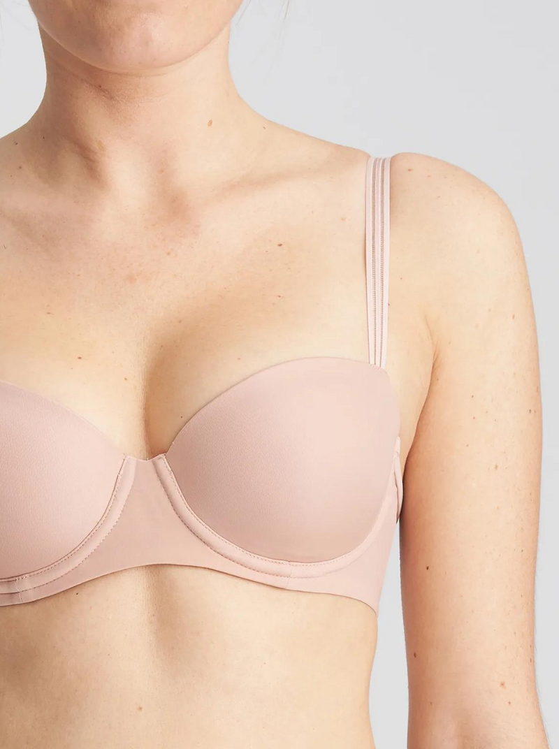 Louie Balcony Bra - Powder Rose